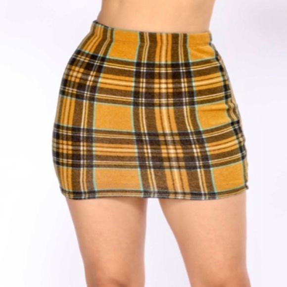 NWT yellow plaid set - Picture 3 of 3